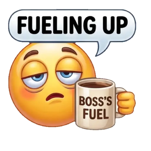 smiley faces, emoji, funny office stickers, office, boss, WhatsApp stickers, sticker pack, free download, boss